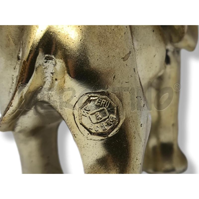 STATUINA ELEFANTE ARGENTATO 7CM X 8CM PLACCATO | Mercatino dell'Usato Rivoli 3