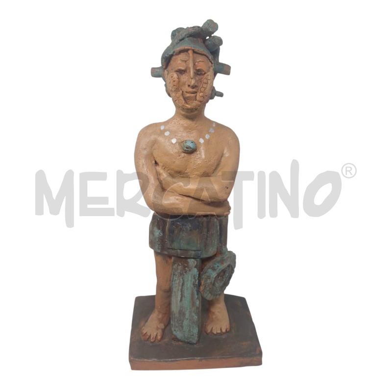STATUINA TERRACOTTA MAIDA BRUNO CM 40 | Mercatino dell'Usato Rivoli 1