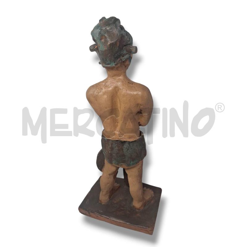 STATUINA TERRACOTTA MAIDA BRUNO CM 40 | Mercatino dell'Usato Rivoli 2