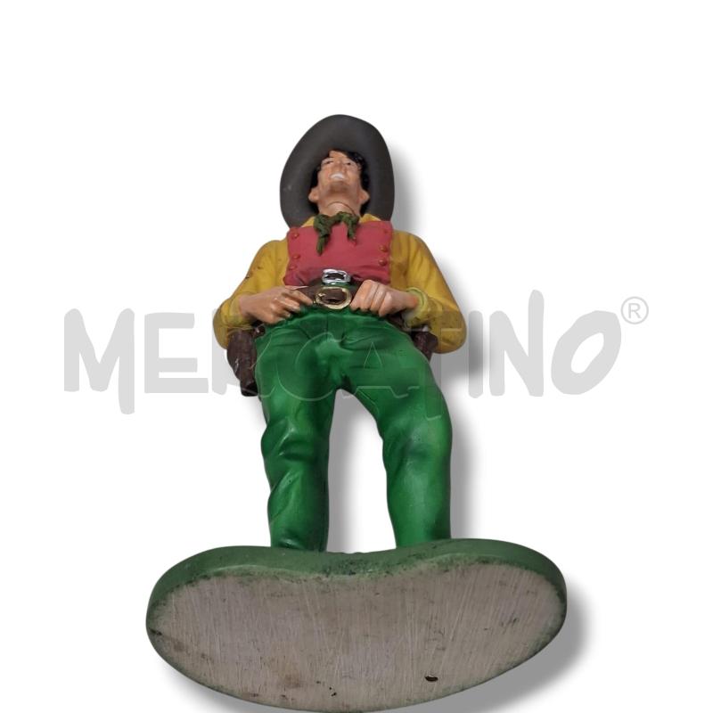 STATUINA TEX WILLER RESINA 14CM CAMICIA GIALLA | Mercatino dell'Usato Rivoli 2