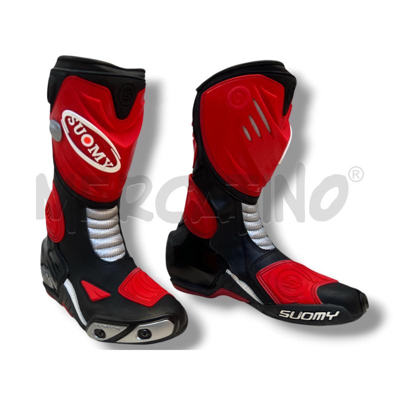 STIVALI MOTO SUOMY ROSSI NERI TG.37 | Mercatino dell'Usato Rivoli 2