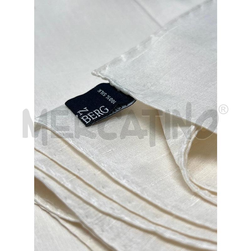 STOLA FURSTENBERG BIANCA AVORIO 100 SETA 180 X 65 | Mercatino dell'Usato Rivoli 3