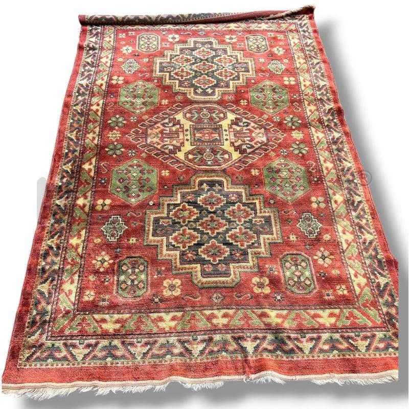 TAPPETO ORIENTALE GEOMETRIE COLOR MATTONE 260 X 160 | Mercatino dell'Usato Rivoli 1