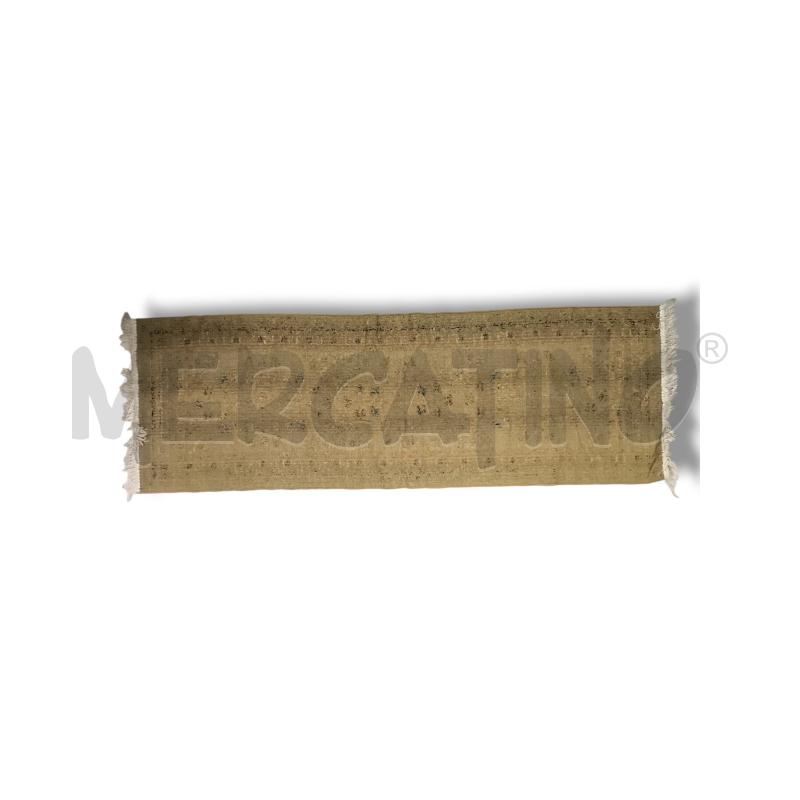 TAPPETO PASSATOIA OCRA FRANGE CM 200X70 | Mercatino dell'Usato Rivoli 2