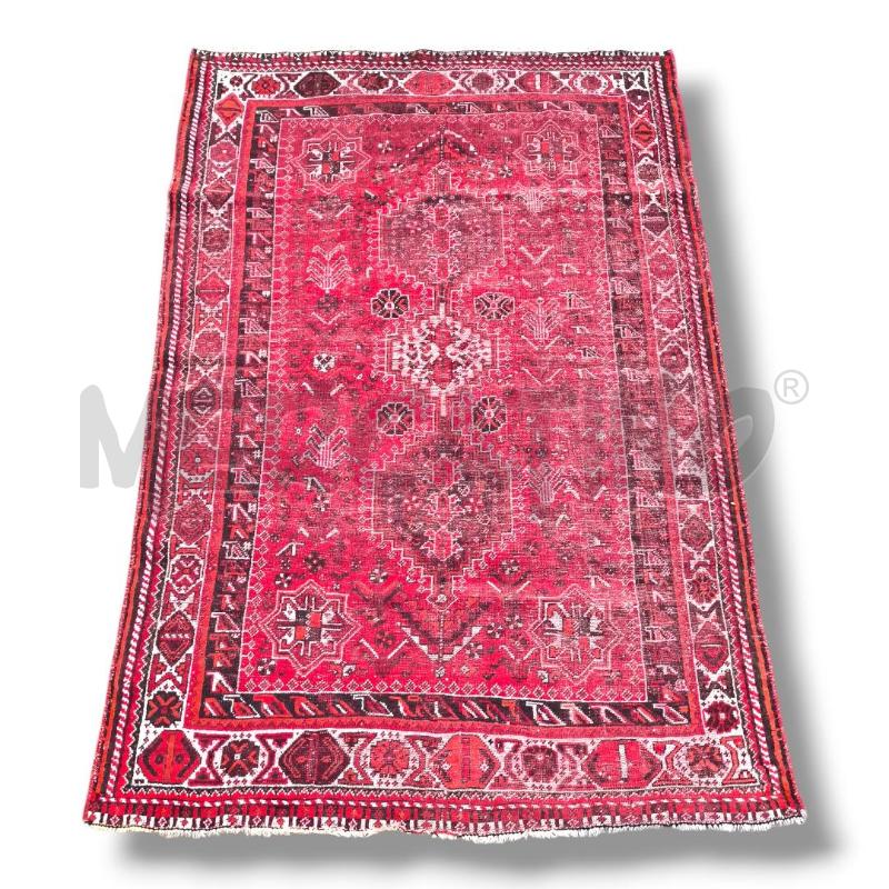TAPPETO PERSIAMO SHIRAZ 164 X 244 LANA ROSSO MARR | Mercatino dell'Usato Rivoli 1