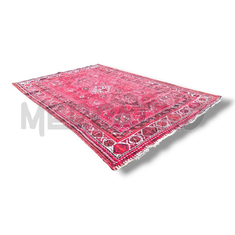 TAPPETO PERSIAMO SHIRAZ 164 X 244 LANA ROSSO MARR | Mercatino dell'Usato Rivoli 2
