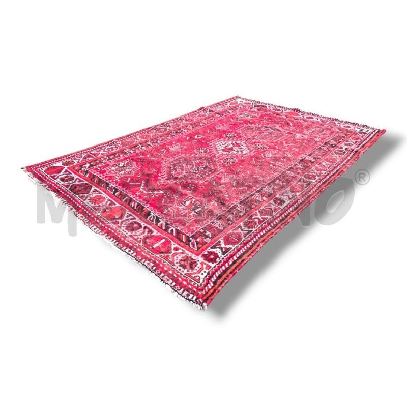 TAPPETO PERSIAMO SHIRAZ 164 X 244 LANA ROSSO MARR | Mercatino dell'Usato Rivoli 3