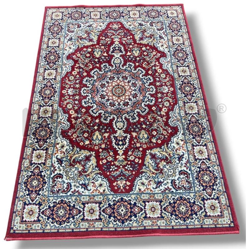 TAPPETO ROSSO BEIGE MEDAGLIONE 198 X 128 | Mercatino dell'Usato Rivoli 1
