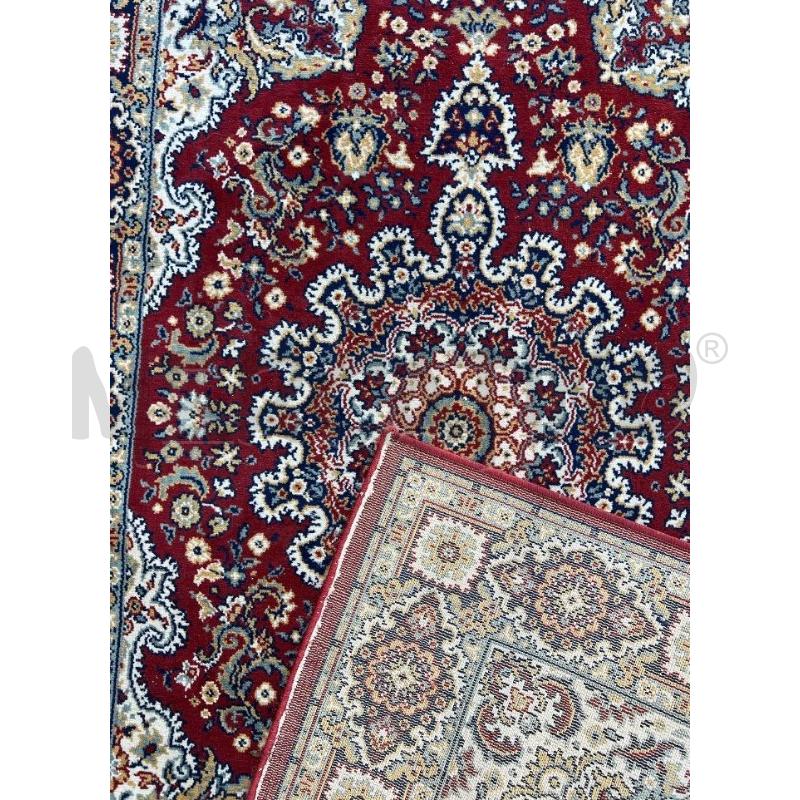 TAPPETO ROSSO BEIGE MEDAGLIONE 198 X 128 | Mercatino dell'Usato Rivoli 3