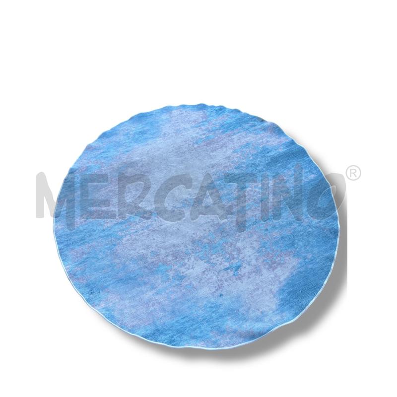 TAPPETO ROTONDO CM 185 FANT AZZURRA GRIGIA | Mercatino dell'Usato Rivoli 1