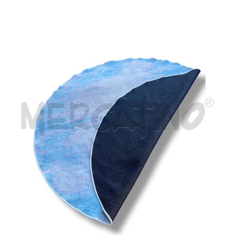 TAPPETO ROTONDO CM 185 FANT AZZURRA GRIGIA | Mercatino dell'Usato Rivoli 2