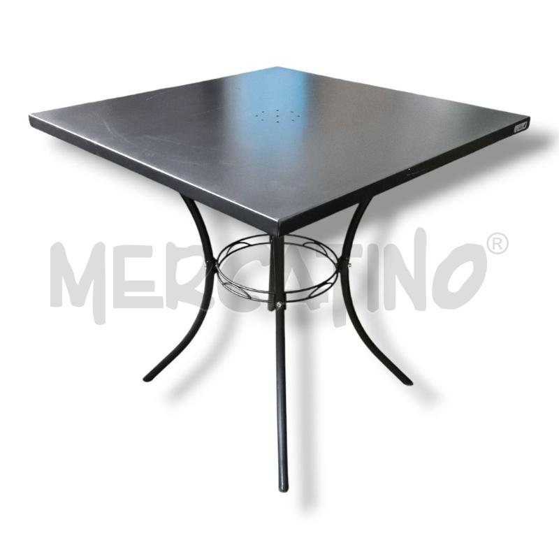 TAVOLINO DA ESTERNO GRIGIO SCURO 75 X 75 | Mercatino dell'Usato Rivoli 2