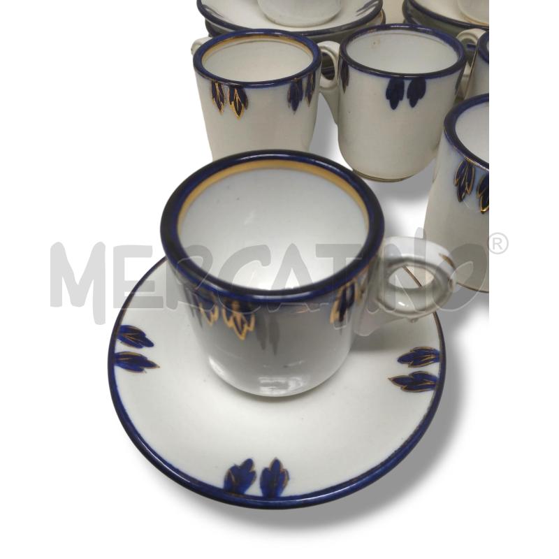 TAZZINE PZ 9+9 VERBANUM STONE BIANCHE BLU DORATE | Mercatino dell'Usato Rivoli 4