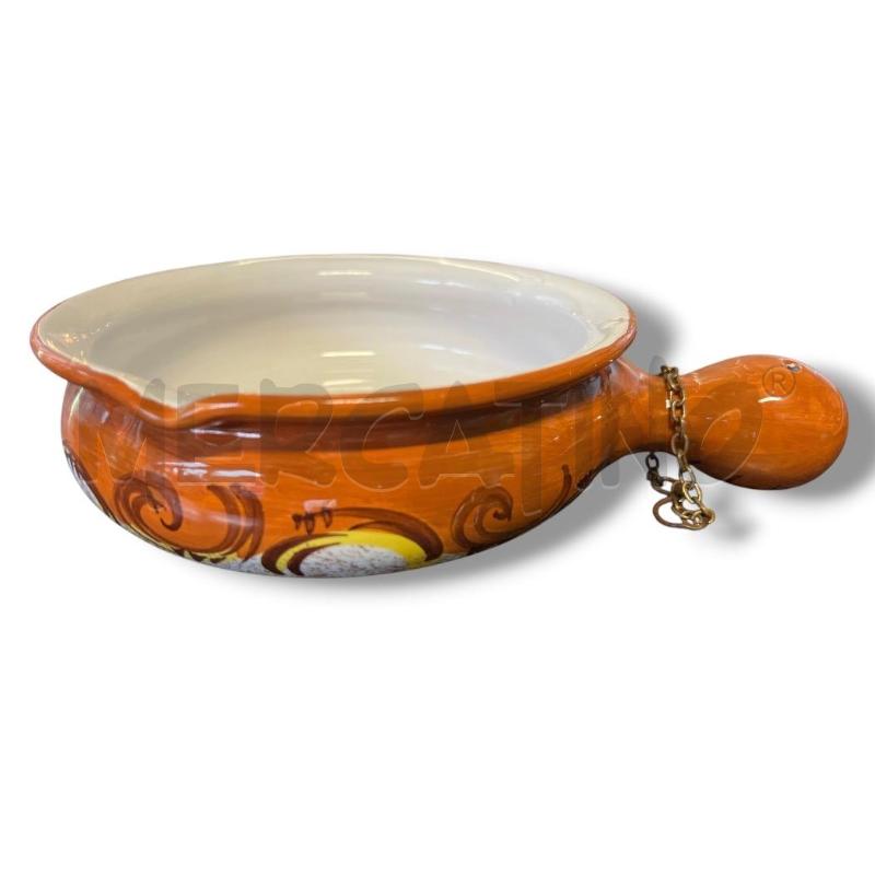 TEGAMINO MAIOLICA DERUTA MARCUCCI MARR 18CM | Mercatino dell'Usato Rivoli 1