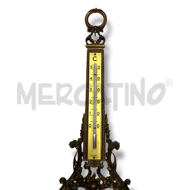 TERMOMETRO BAROMETYRO IGROMETRO OTTONE CHBRO MADE IN GERMANY  | Mercatino dell'Usato Rivoli 4