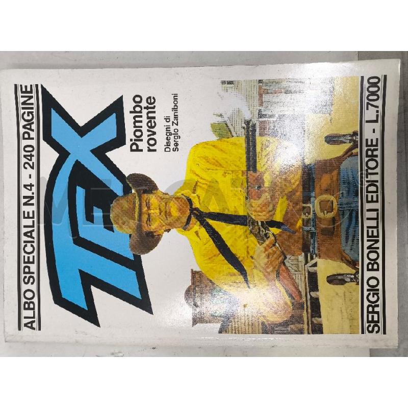 TEX PIOMBO ROVENTE - ALBO SPECIALE N.4 - 240 PAGINE | Mercatino dell'Usato Rivoli 1