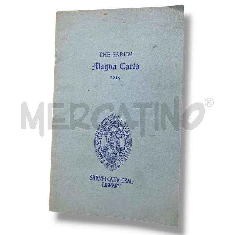 THE SARUM MAGNA CARTA 1215 | Mercatino dell'Usato Rivoli 1