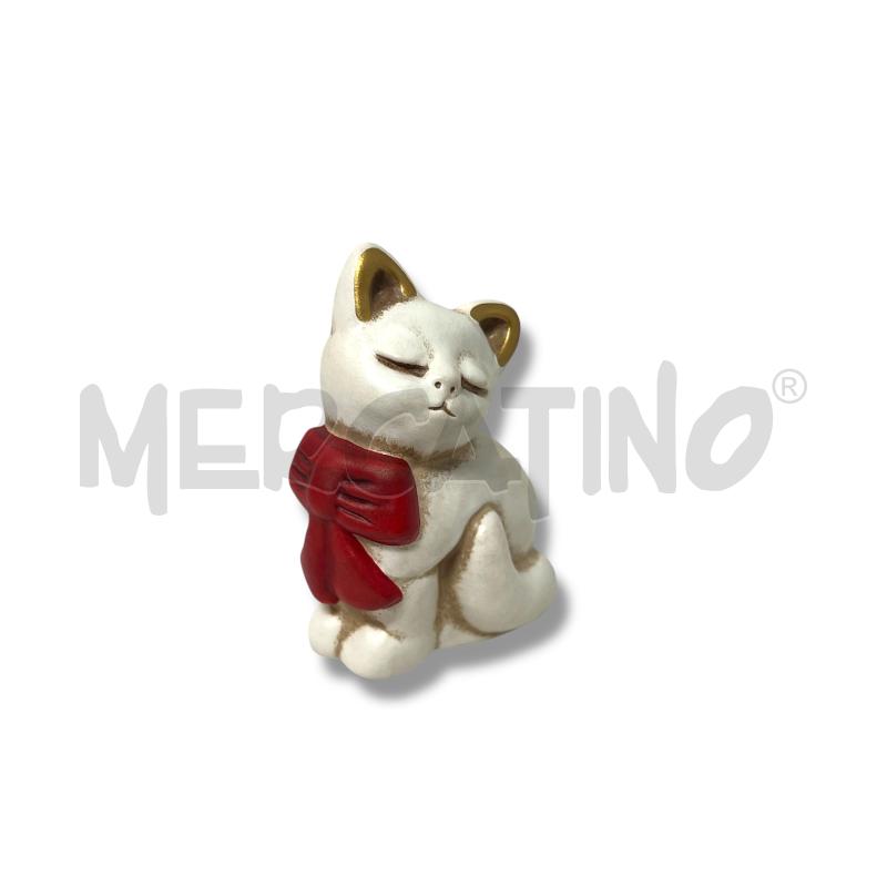 THUN GATTINO FIOCCO ROSSO 8 CM | Mercatino dell'Usato Rivoli 1