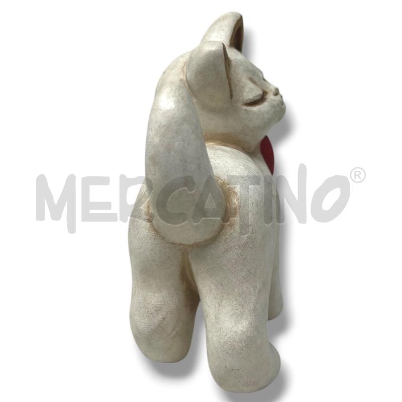 THUN GATTO BIANCO FIOCCO ROSSO 12X16 | Mercatino dell'Usato Rivoli 3