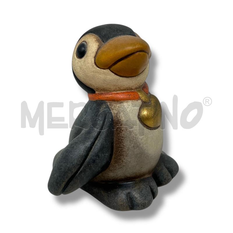 THUN PINGUINO CUORICINO DORATO 7 CM | Mercatino dell'Usato Rivoli 1