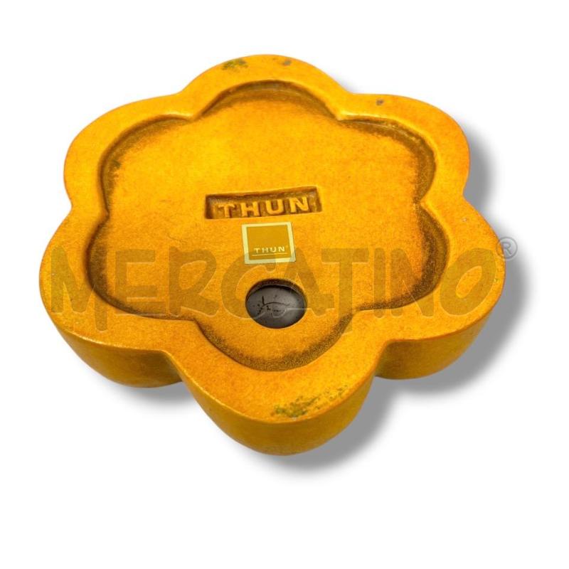 THUN PORTA CANDELA FIORE ARANCIO DIAM 12 | Mercatino dell'Usato Rivoli 2