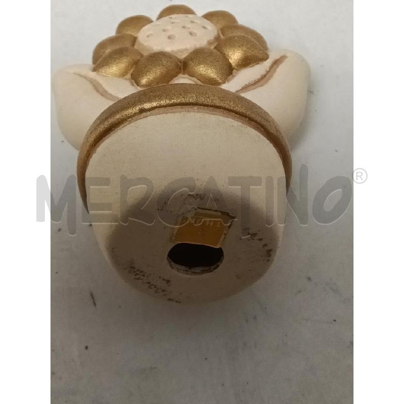 THUN VASETTO GIRASOLE BEIGE DORATO 7CM | Mercatino dell'Usato Rivoli 4