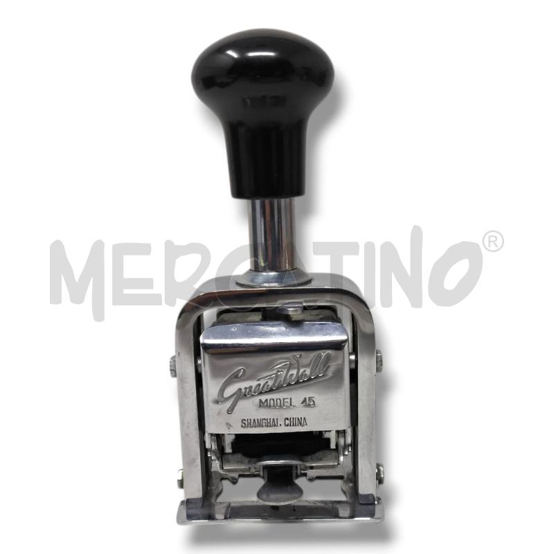 TIMBRO NUMERATORE GREAT WALL | Mercatino dell'Usato Rivoli 1