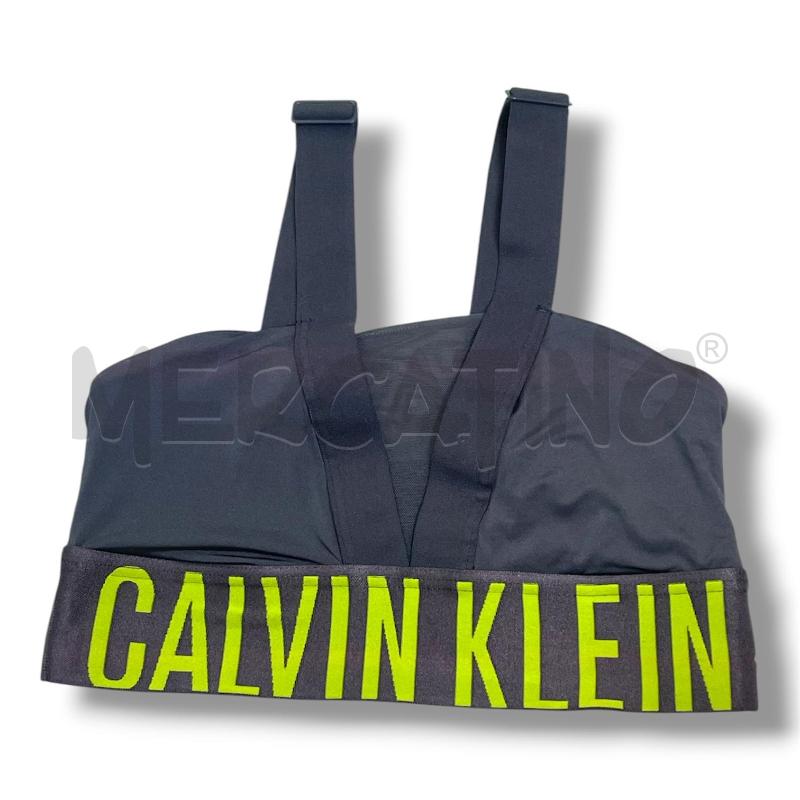 TOP CALVIN KLEIN GRIGIO LIME | Mercatino dell'Usato Rivoli 1