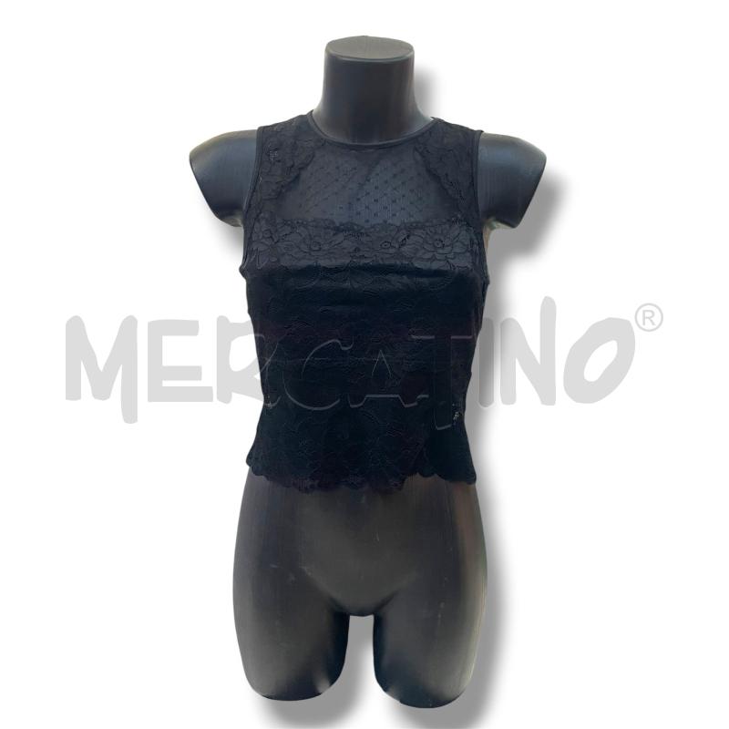 TOP GUESS NERO PIZZO  | Mercatino dell'Usato Rivoli 1