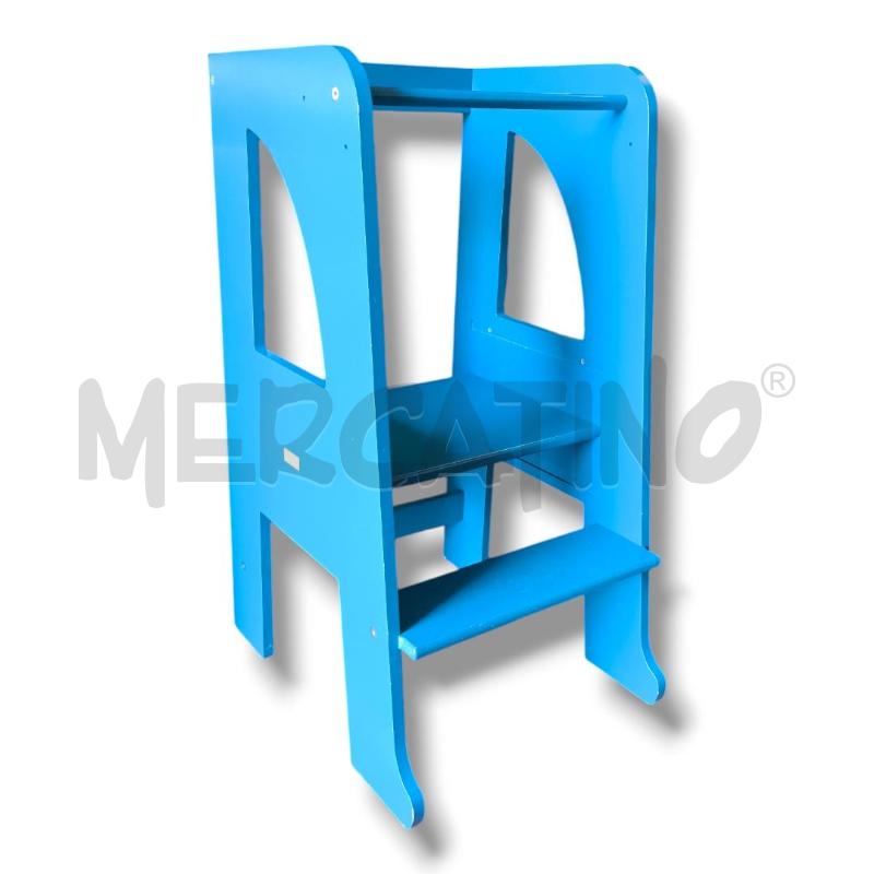 TORRE MONTESSORIANA ROCKETBABY BLU | Mercatino dell'Usato Rivoli 1