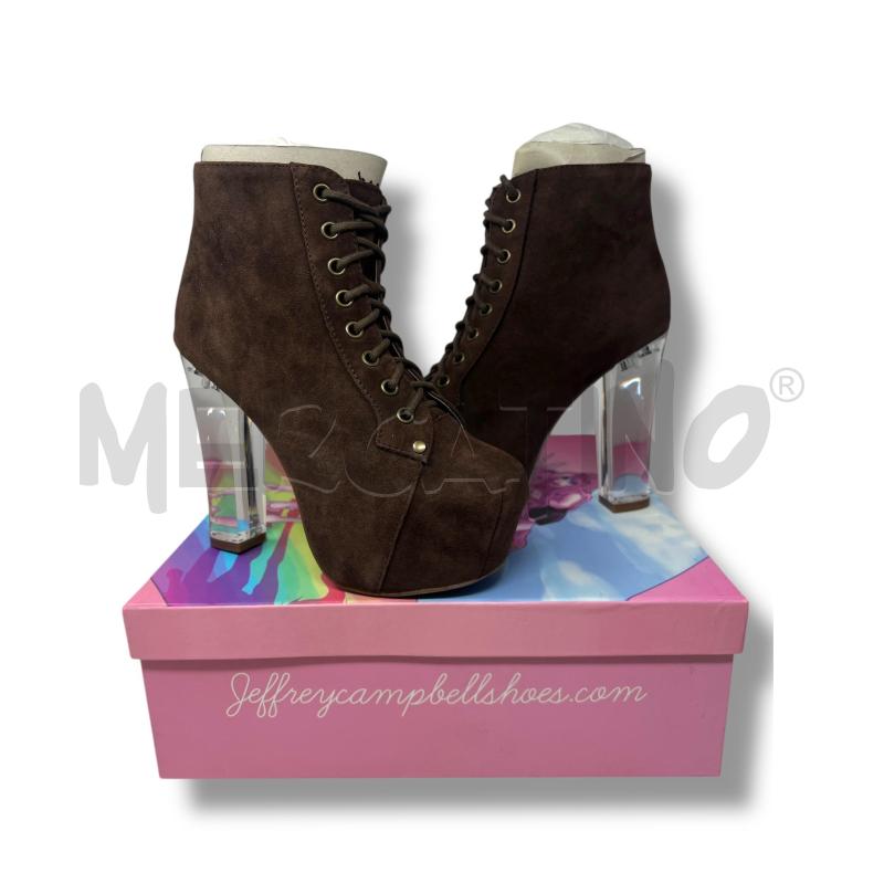 TRONCHETTO JEFFREY CAMPBELL MARRONE SCAMOSCIATO | Mercatino dell'Usato Rivoli 1