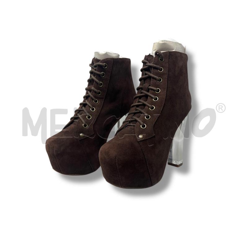 TRONCHETTO JEFFREY CAMPBELL MARRONE SCAMOSCIATO | Mercatino dell'Usato Rivoli 2
