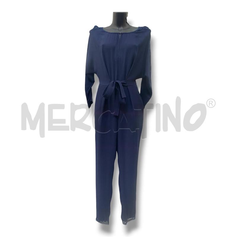 TUTA DONNA INTREND BLU SCURO SPALLINE MACRAME | Mercatino dell'Usato Rivoli 1
