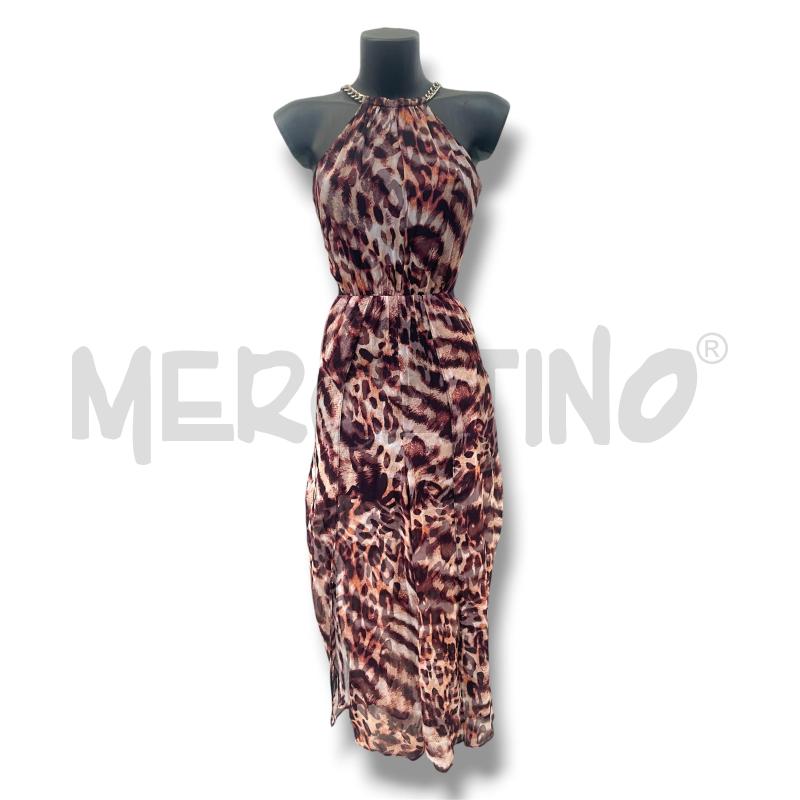 TUTA DONNA MARCIANO ANIMALIER MARRONE SCOLLO CATENA  | Mercatino dell'Usato Rivoli 1
