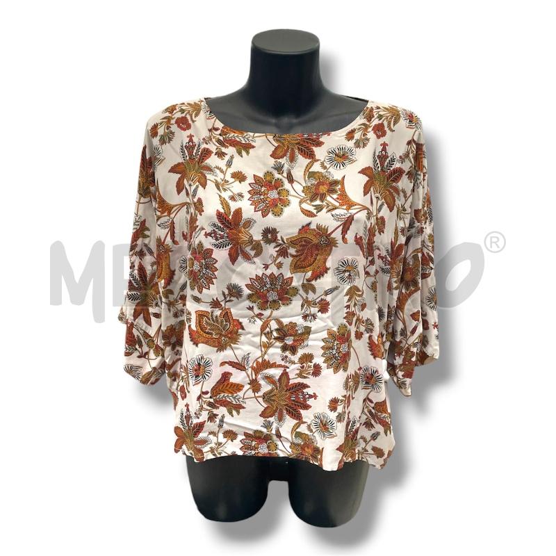 T SHIRT DONNA FIORELLA RUBINO FOGLIE ARANCIO  | Mercatino dell'Usato Rivoli 1