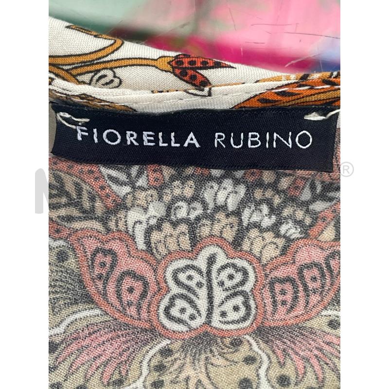 T SHIRT DONNA FIORELLA RUBINO FOGLIE ARANCIO  | Mercatino dell'Usato Rivoli 3