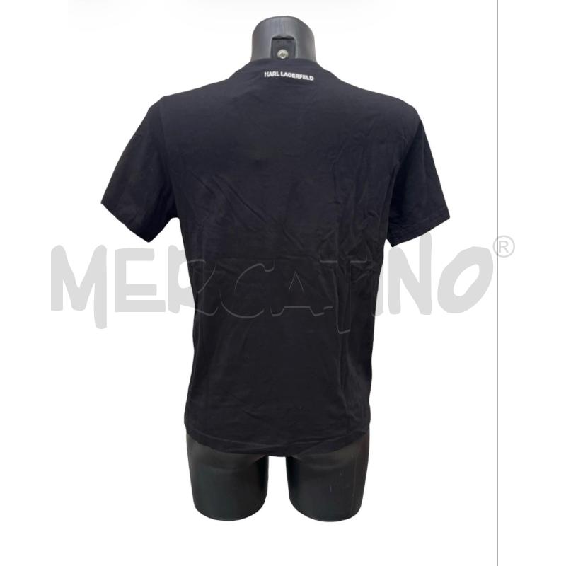T SHIRT DONNA KARL LAGERFELD NERA LOGO B IANCO | Mercatino dell'Usato Rivoli 2