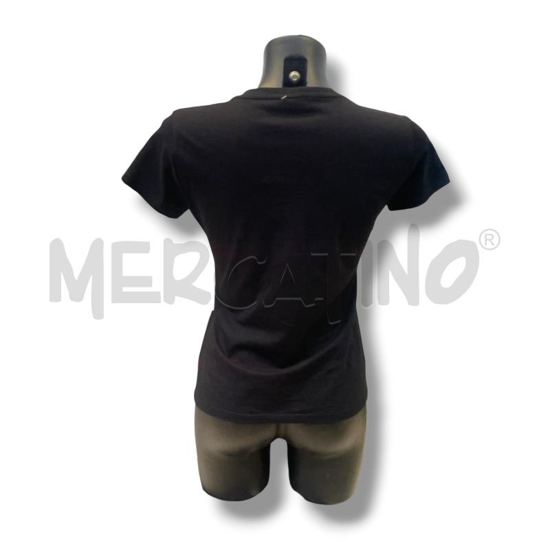 T SHIRT DONNA LIU JO NERA STRASS SCOLLO V | Mercatino dell'Usato Rivoli 2