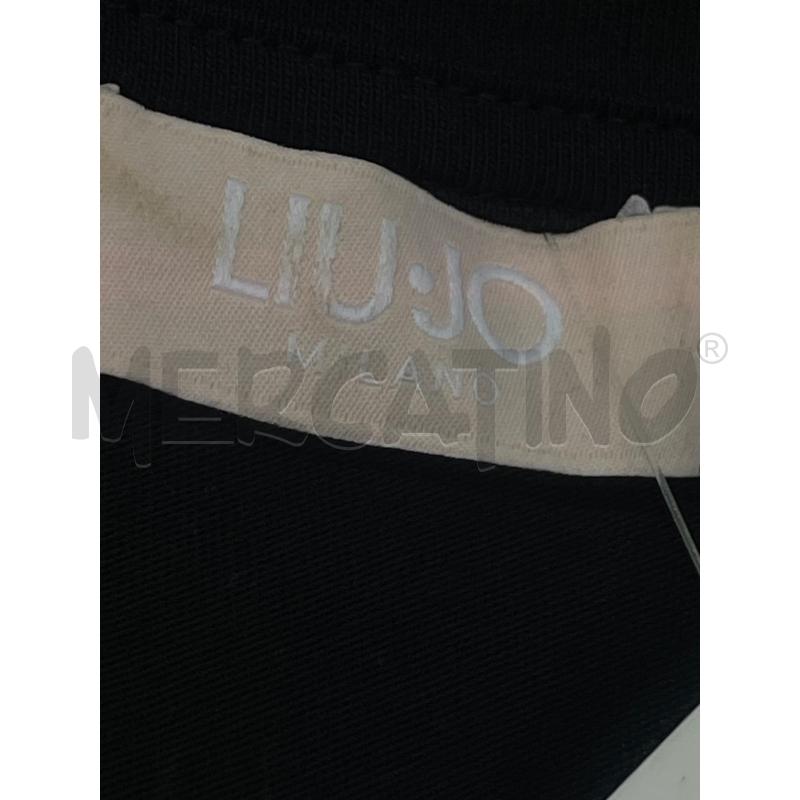 T SHIRT DONNA LIU JO NERA STRASS SCOLLO V | Mercatino dell'Usato Rivoli 3