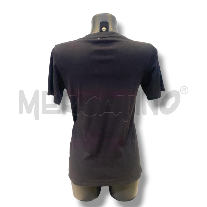 T SHIRT DONNA ZADIG & VOLTAIRE NERA SCRITTA ROSSA FRONTALE | Mercatino dell'Usato Rivoli 2