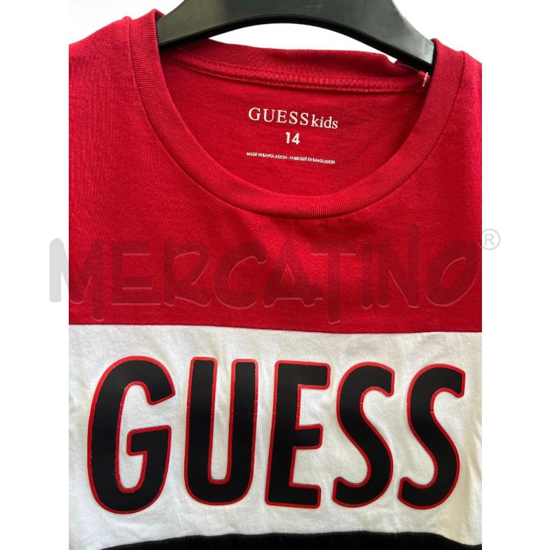 T SHIRT J GUESS ROSSA NERA BIANCA | Mercatino dell'Usato Rivoli 3