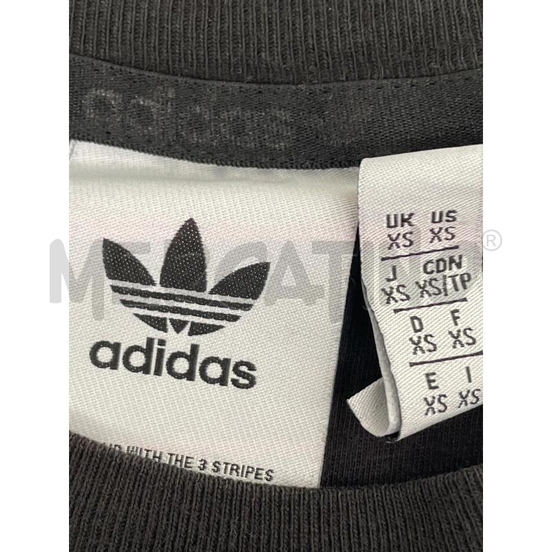 T SHIRT UOMO ADIDAS NERA LOGO BIANCO | Mercatino dell'Usato Rivoli 3