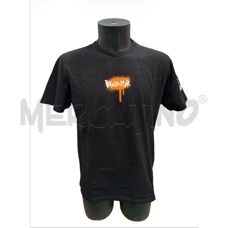 T SHIRT UOMO DISCLAIMER NERA JUST RIDE WAVE RETRO | Mercatino dell'Usato Rivoli 1