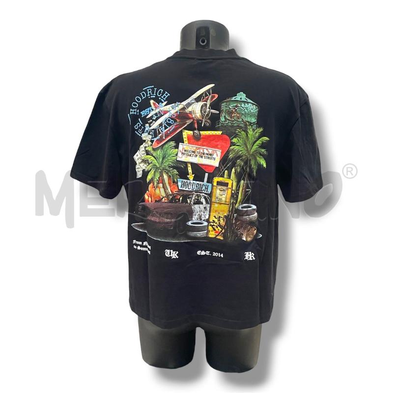 T SHIRT UOMO HOODRICH NERA STAMPE  | Mercatino dell'Usato Rivoli 2