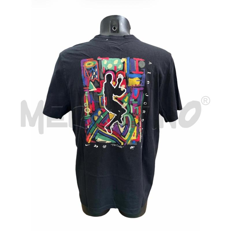 T SHIRT UOMO JORDAN NERA THE CRADLE RETRO | Mercatino dell'Usato Rivoli 2