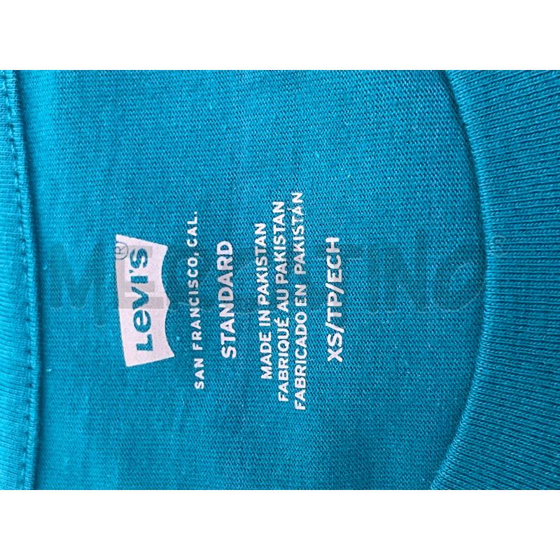 T SHIRT UOMO LEVI'S TURCHESE LOGO RICAMATO | Mercatino dell'Usato Rivoli 3