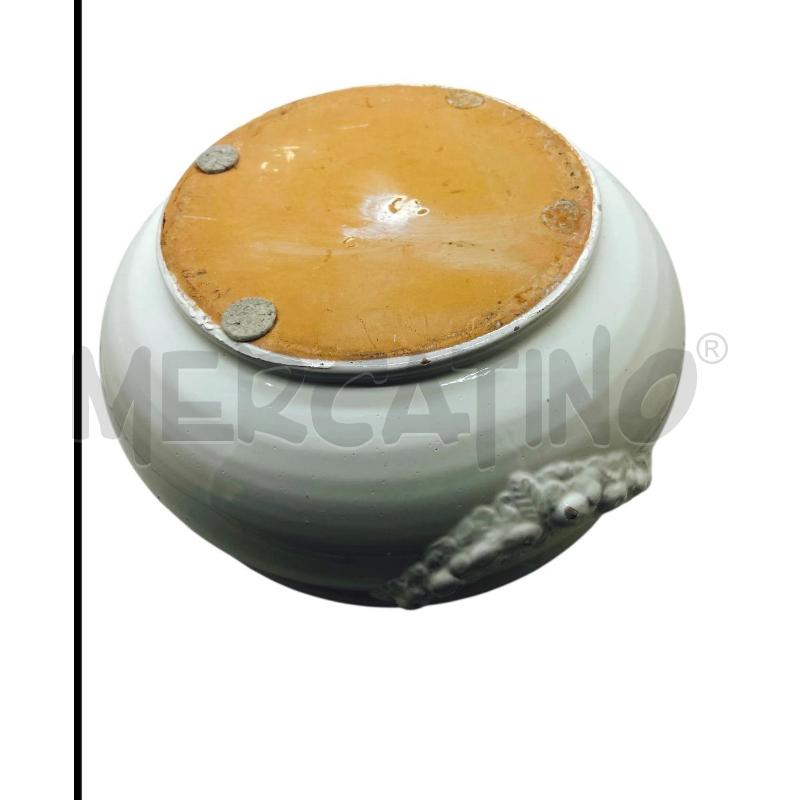 VASO BIANCO TERRACOTTA 30CM X 16H | Mercatino dell'Usato Rivoli 2