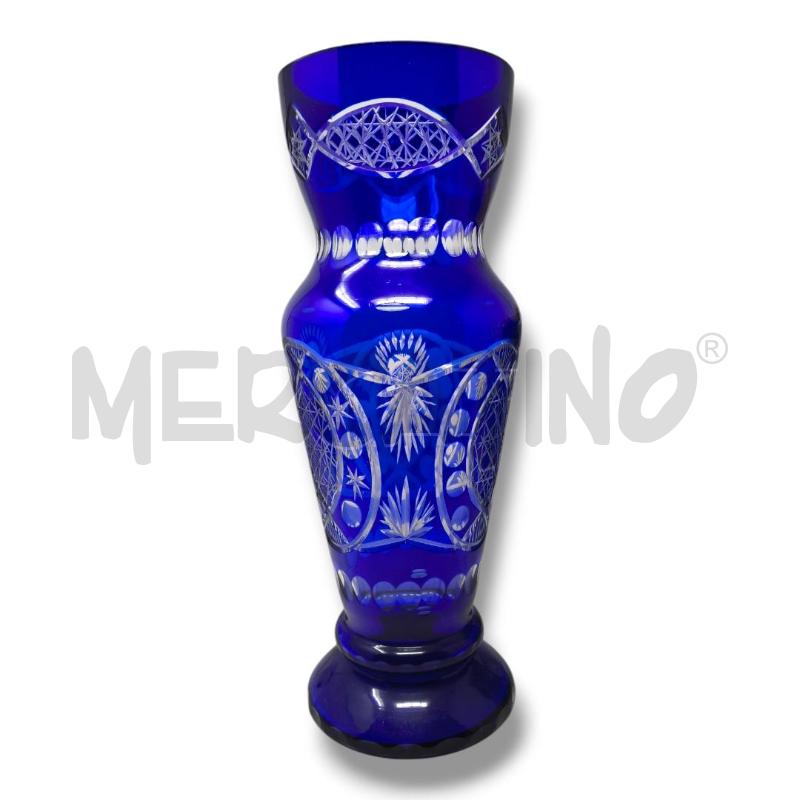 VASO BLU COBALTO CM 32  | Mercatino dell'Usato Rivoli 2