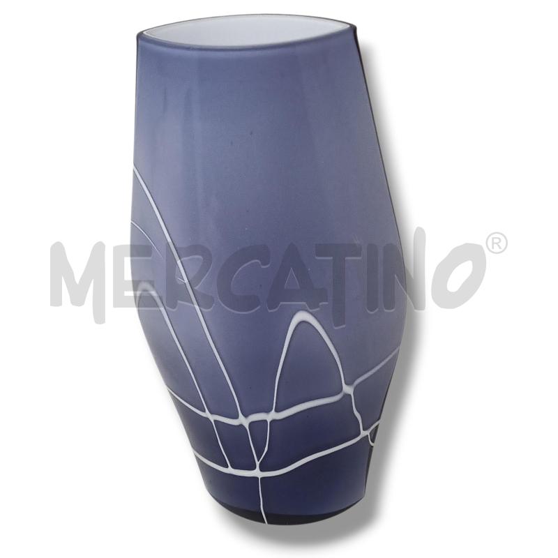VASO CLARALUNA VIOLA VETRO 26 CM | Mercatino dell'Usato Rivoli 2