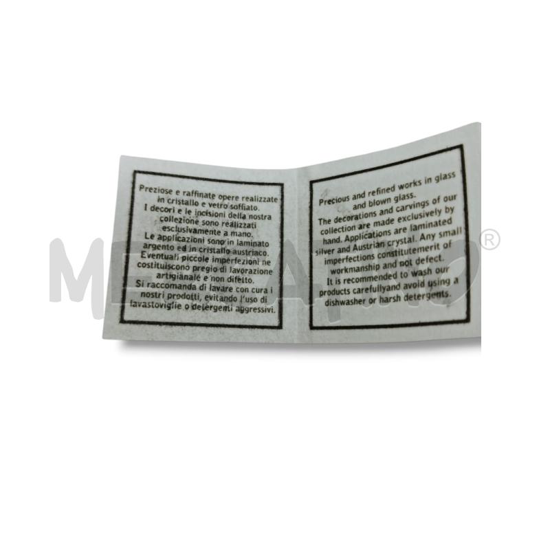VASO CRITALLO E PLACCHETTE ARG H CM 24 | Mercatino dell'Usato Rivoli 3